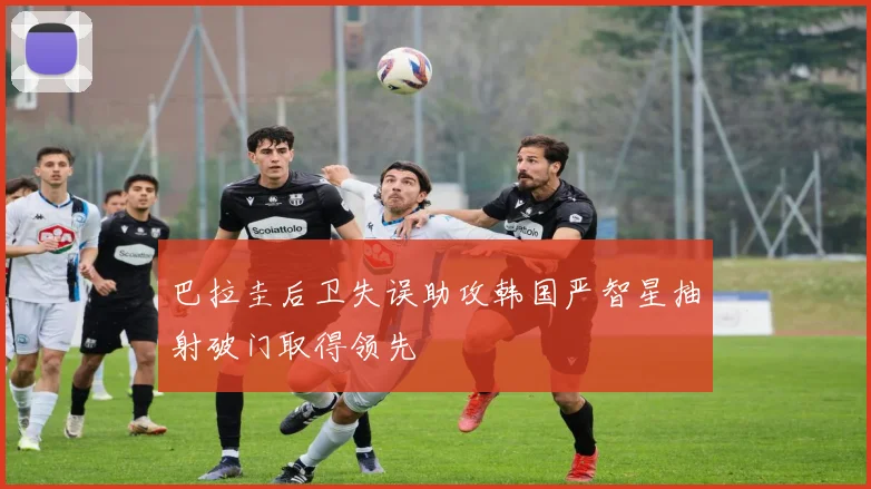 巴拉圭后卫失误助攻韩国严智星抽射破门取得领先
